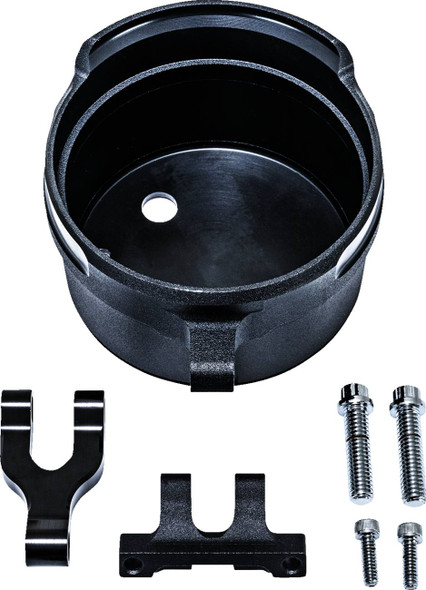 Performance Machine (Pm) - 0208-2192-SMB - Gauge Relocation Kit - Round - Black Ops®