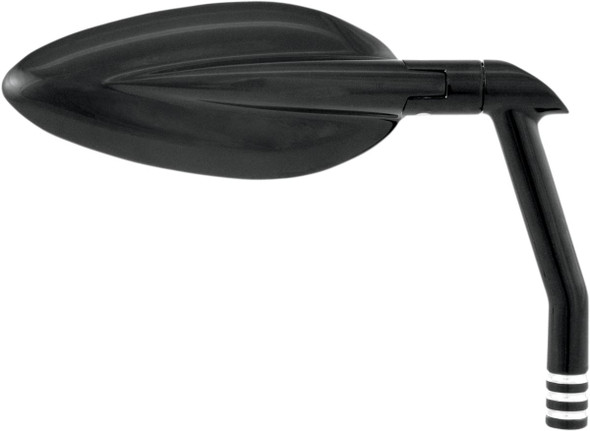 Performance Machine (Pm) - 0064-2026-BM - Mirror - Vision - Blade - Side View - Teardrop - Black/Contrast Cut - Left/Right