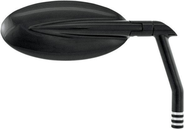 Performance Machine (Pm) - 0064-2029-BM - Mirror - Vision - Side View - Oval - Black/Contrast Cut - Left/Right