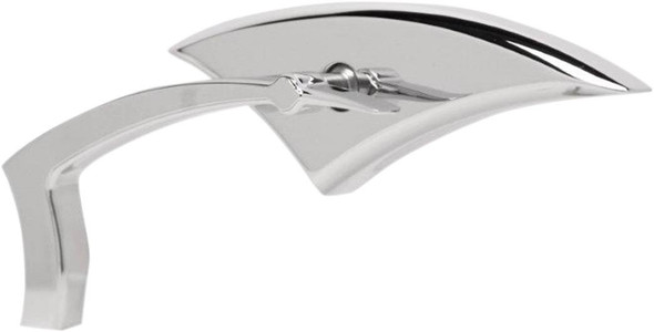 Paul Yaffe Bagger Nation - PYO:PMP-C - Mirrors - Power - Side View - Teardrop - Chrome - Pair