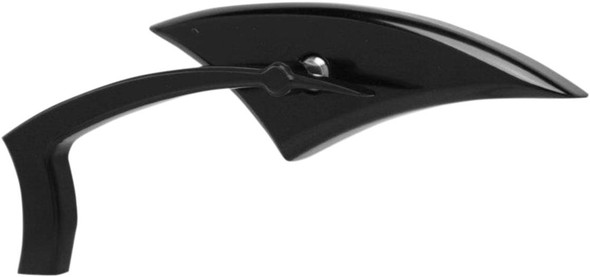 Paul Yaffe Bagger Nation - PYO:PMP-B - Mirrors - Power - Side View - Teardrop - Black - Pair