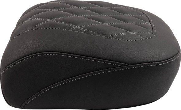 Mustang - 88511GM - Wide Tripper™ Seat - Passenger - Gun Metal Stitching - FLT/FLH '23-'25