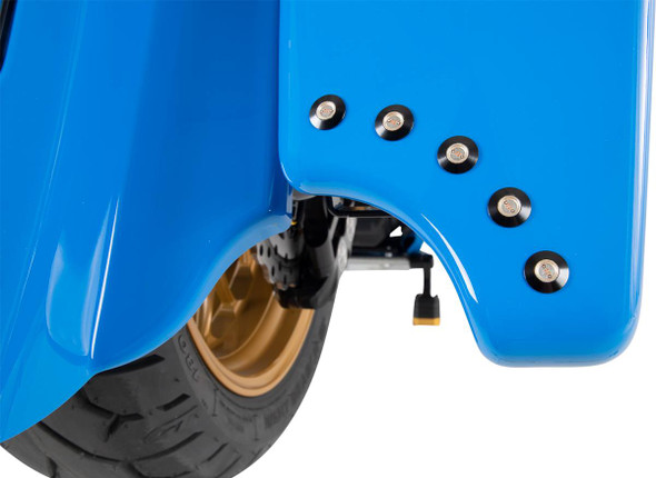 Paul Yaffe Bagger Nation - PYO:BOLTS-BRK-B - Super Bright Red LED - Black