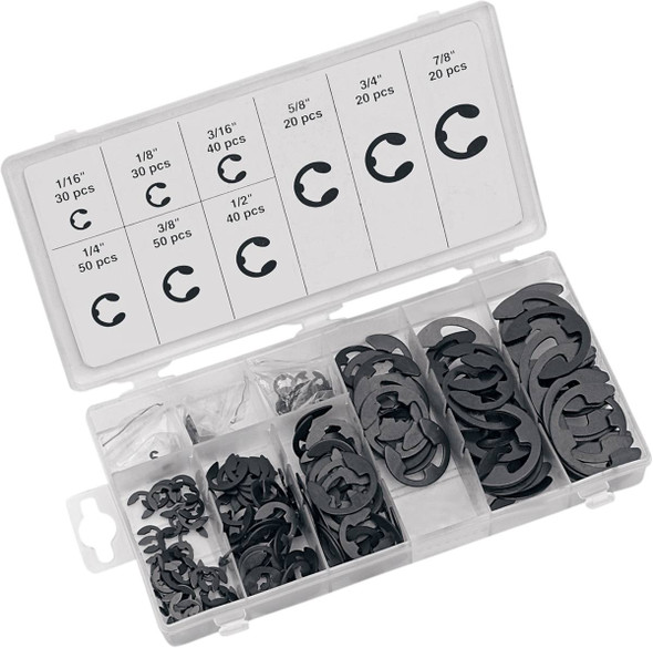 Performance Tool - W5208 - E-Clip Assortment - 300-Piece