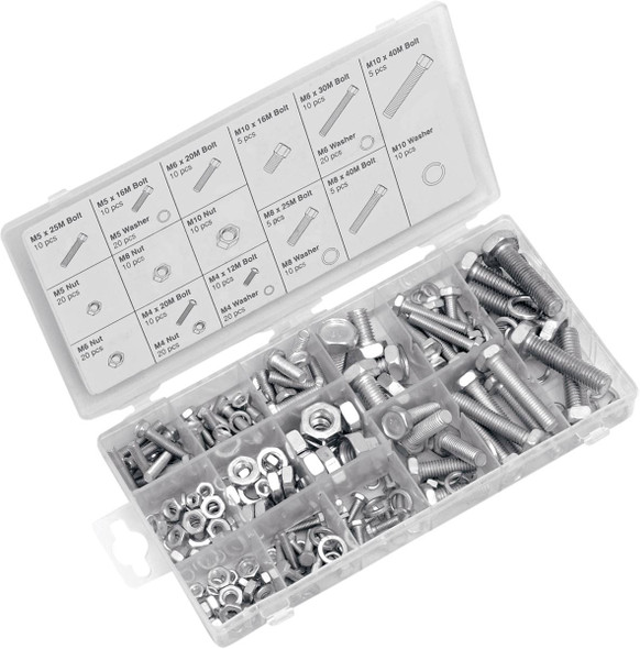 Performance Tool - W5334 - Metric Nut/Bolt Assortment 240-Piece