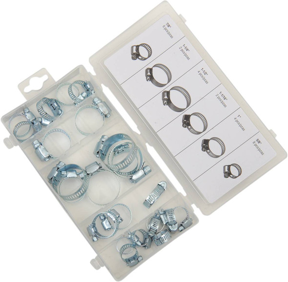 Performance Tool - W5348 - Hose Clamps - Assortment - 26-Piece