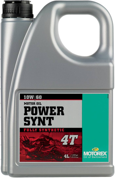 Motorex - 306210 - Power Synt 4T Engine Oil - 10W-60 - 4L