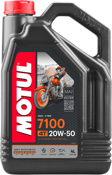 Motul - 104104 - 7100 4T Synthetic Oil - 20W-50 - 4L