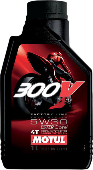 Motul - 104108 - 300V Synthetic Ester Oil - 5W-30 - 1L