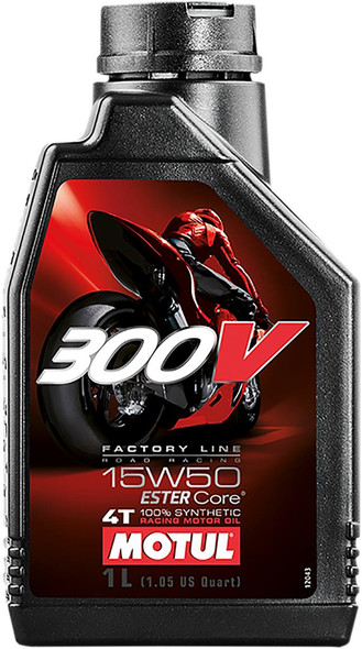 Motul - 104125 - 300V Synthetic Ester Oil - 15W-50 - 1L