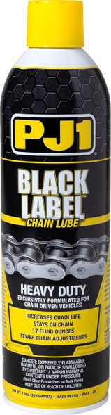Pj1/Vht - 1-20 - Black Label Chain Lube - 13 oz. net wt. - Aerosol