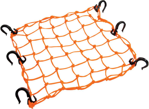 Powertye Mfg. - 50159 - Adjustable Cargo Net - Orange