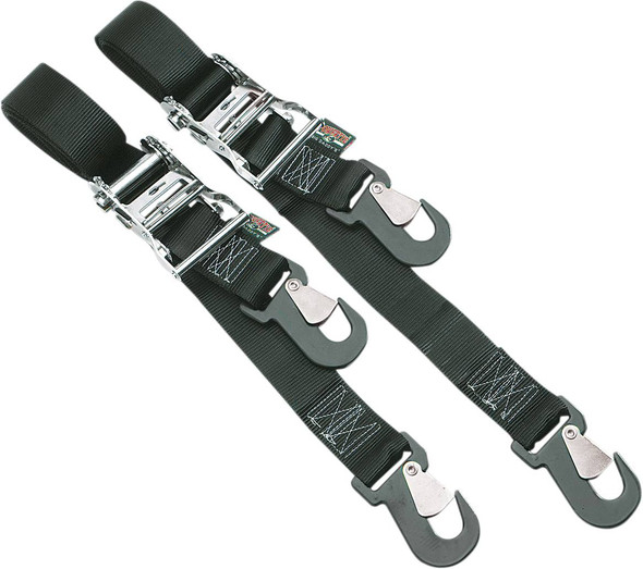 Powertye Mfg. - 32570 - Big Daddy Tie-Down - 2" - 2 Snap-hook Ends - Black