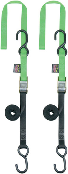 Powertye Mfg. - 23625 - Soft-Tye Tie-Downs - 1" x 5-1/2' - Green