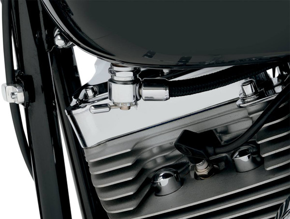 Pingel - 4311-CR - Round Fuel Valve - Chrome - 22 mm