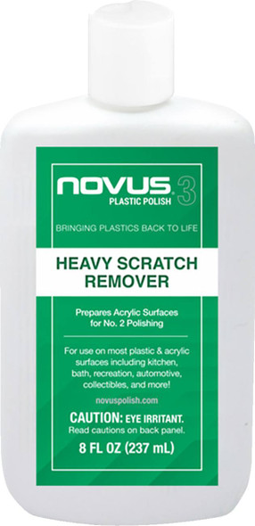 Novus - 7080 - Plastic Polish #3 - 8 U.S. fl oz.