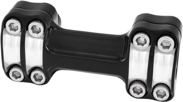 Rsd - 0208-2103-BM - Nostalgia One-Piece Handlebar Risers - Four Bolt - 1" - Contrast Cut