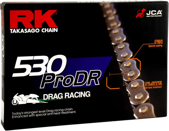 Rk - 530PRODR-120 - 530 ProDR - Drag Racing Chain - 120 Links