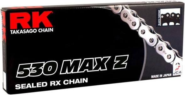 Rk - 530MAXZ-150-BC - 530 Max Z - Drive Chain - 150 Links - Black & Chrome