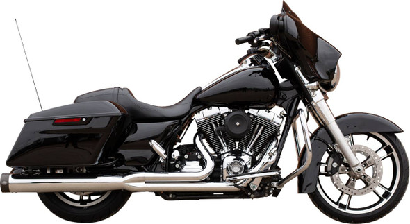 S&S Cycle - 550-0771 - 2-into-1 Sidewinder Exhaust System - 50 State - Chrome - Touring '07-'16