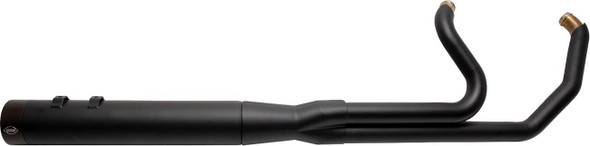 S&S Cycle - 550-0772 - 2-into-1 Sidewinder Exhaust System - 50 State - Black - Touring '07-'16
