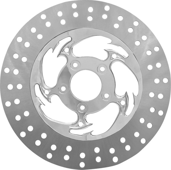 Rc Components - ZSSCOG320A-85C-LF2K - Floating Brake Rotor - Front Left - Savage - 320 mm - Chrome