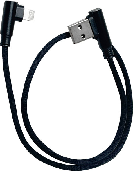 Ridepower - RP90DEGUSBLHT18 - 90° USB to 90° Lightning Cable - Charger - Single-End - 18"