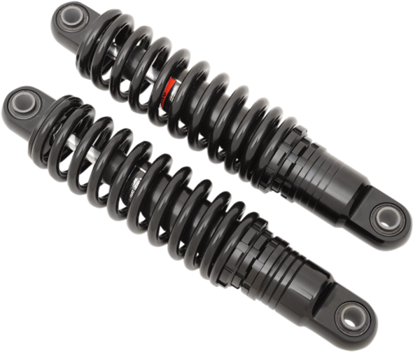 Drag Specialties - Ride-Height Adjustable Shocks - Black fits '91-'17 FXD/FXDWG