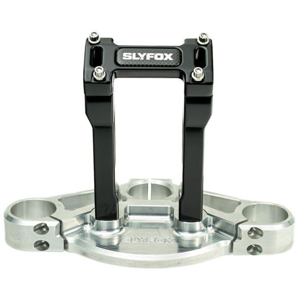 Slyfox - SF-1001-06-B - Handlebar Riser Kit - Straight - 1" Clamping - 6" Rise - Black