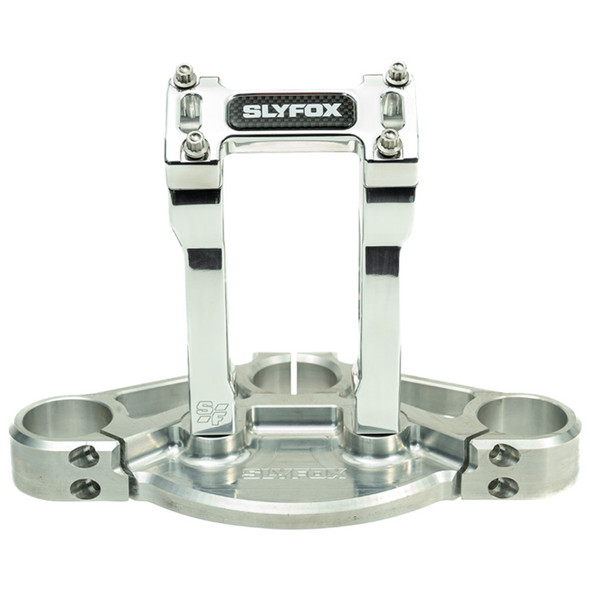 Slyfox - SF-1001-06-R - Handlebar Riser Kit - Straight - 1" Clamping - 6" Rise - Raw