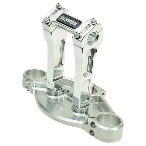 Slyfox - SF-1001-06-R - Handlebar Riser Kit - Straight - 1" Clamping - 6" Rise - Raw