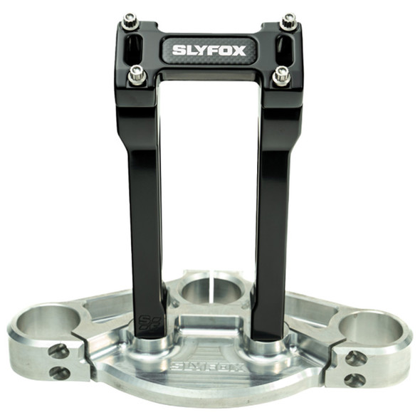 Slyfox - SF-1001-08-B - Handlebar Riser Kit - Straight - 1" Clamping - 8" Rise - Black