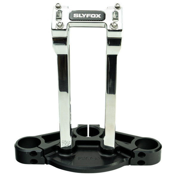 Slyfox - SF-1001-10-R - Handlebar Riser Kit - Straight - 1" Clamping - 10" Rise - Raw