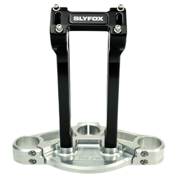 Slyfox - SF-1002-10-B - Handlebar Riser Kit - Pullback - 1" Clamping - 10" Rise - Black