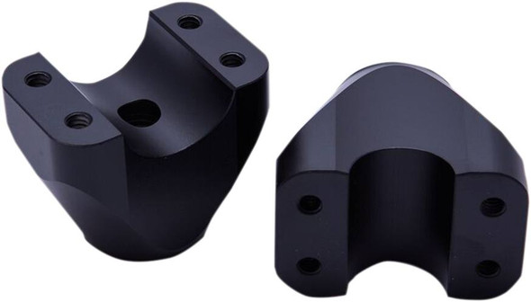 Trask - TM-8601-2RC - Assault Handlebar Risers - 2" x 1-1/4" - Black