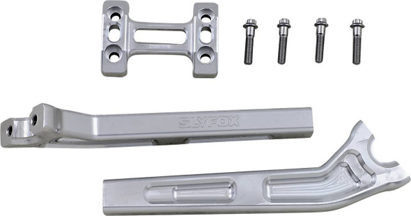 Slyfox - TM-SLY13 - Handlebar Riser Kit - Pullback - 1" Clamping - 10" Rise - Raw