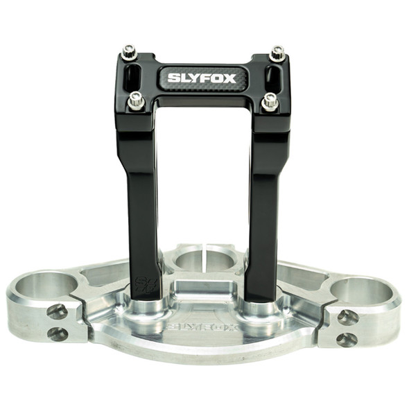 Slyfox - SF-1003-06-B - Handlebar Riser Kit - Straight - 1-1/8" Clamping - 6" Rise - Black