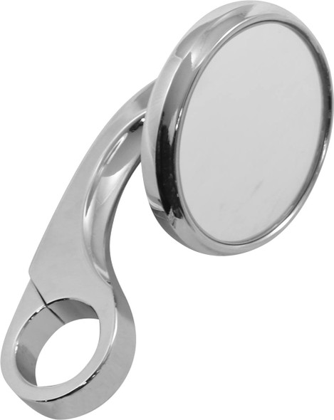 Todd'S Cycle - 0640-0747 - Mirror - Shooter - Side View - Round - Chrome - 1"