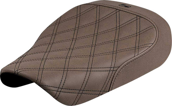 Saddlemen - 821-36-002BLS - Solo Seat - Lattice Stitch - Brown - Sportster S '21-'25