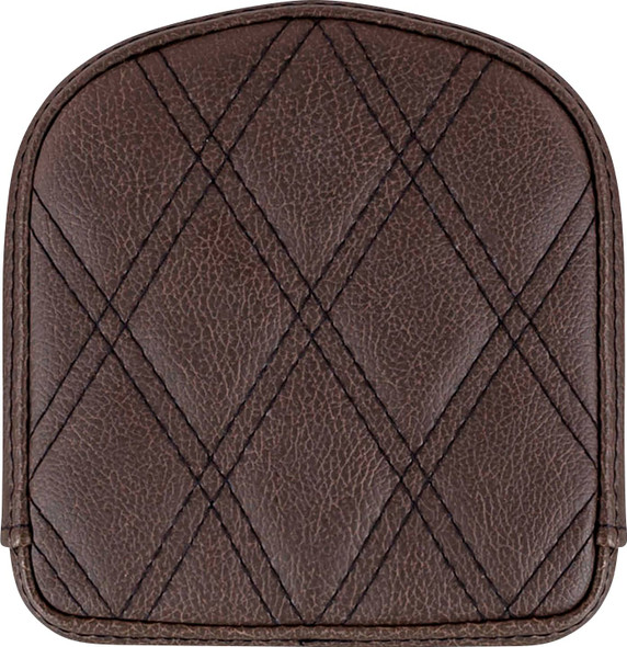 Saddlemen - 040845 - Sissy Bar Pad - Lattice Stitched - Brown