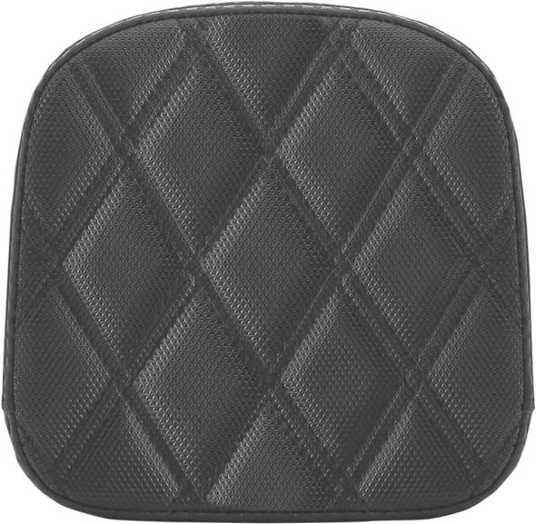 Saddlemen - 0407SDC - Sissy Bar Pad - Lattice Stitched - Black
