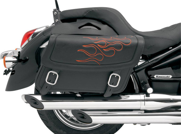 Saddlemen - X021-05-0416 - Flame Saddlebag - Orange - Large