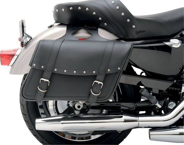 Saddlemen - X021-03-041 - Highwayman Rivet Slant-Style Saddlebags - Large