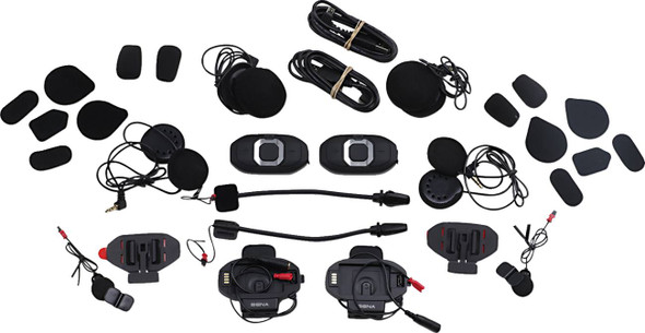 Sena - SF2-03D- - SF2 Bluetooth Headset - 2-Way - Dual Speakers - Dual Pack