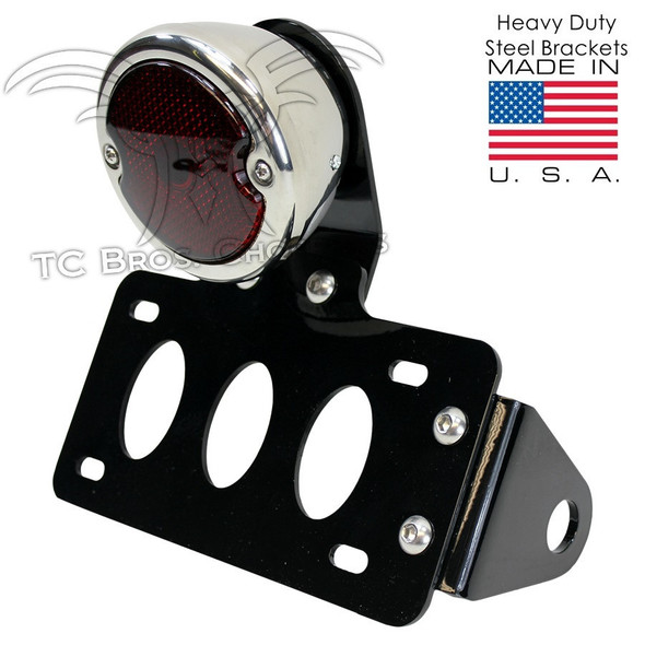 TC Bros Choppers - 33 Ford Replica Tail Light License Plate Bracket TC Bros Choppers - 33 Ford Replica Tail Light License Plate Bracket