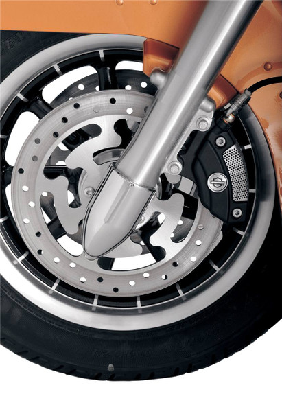 Drag Specialties - 02140335 - Axle Caps - Bullet - Front - '08 -'13 Touring