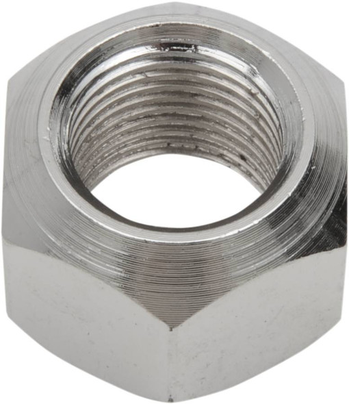 Drag Specialties - 02140884 - Axle Nut - Front - Chrome - 5/8"-18 Thread