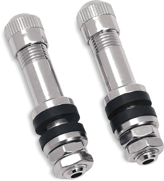 Drag Specialties - 03600009 - Valve Stem - Bolt-In - Chrome