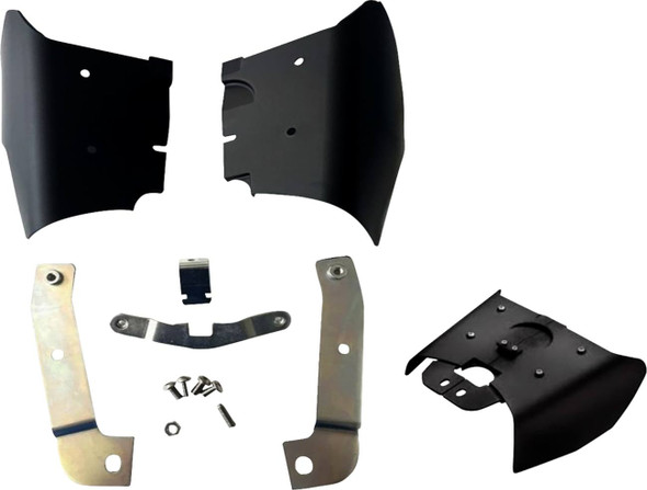 Drag Specialties - 05040430 - Air Deflector - Frame Mounted - Softail