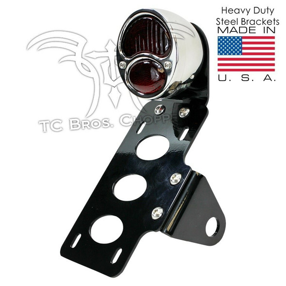 TC Bros Choppers Model A Tail Light License Plate Bracket